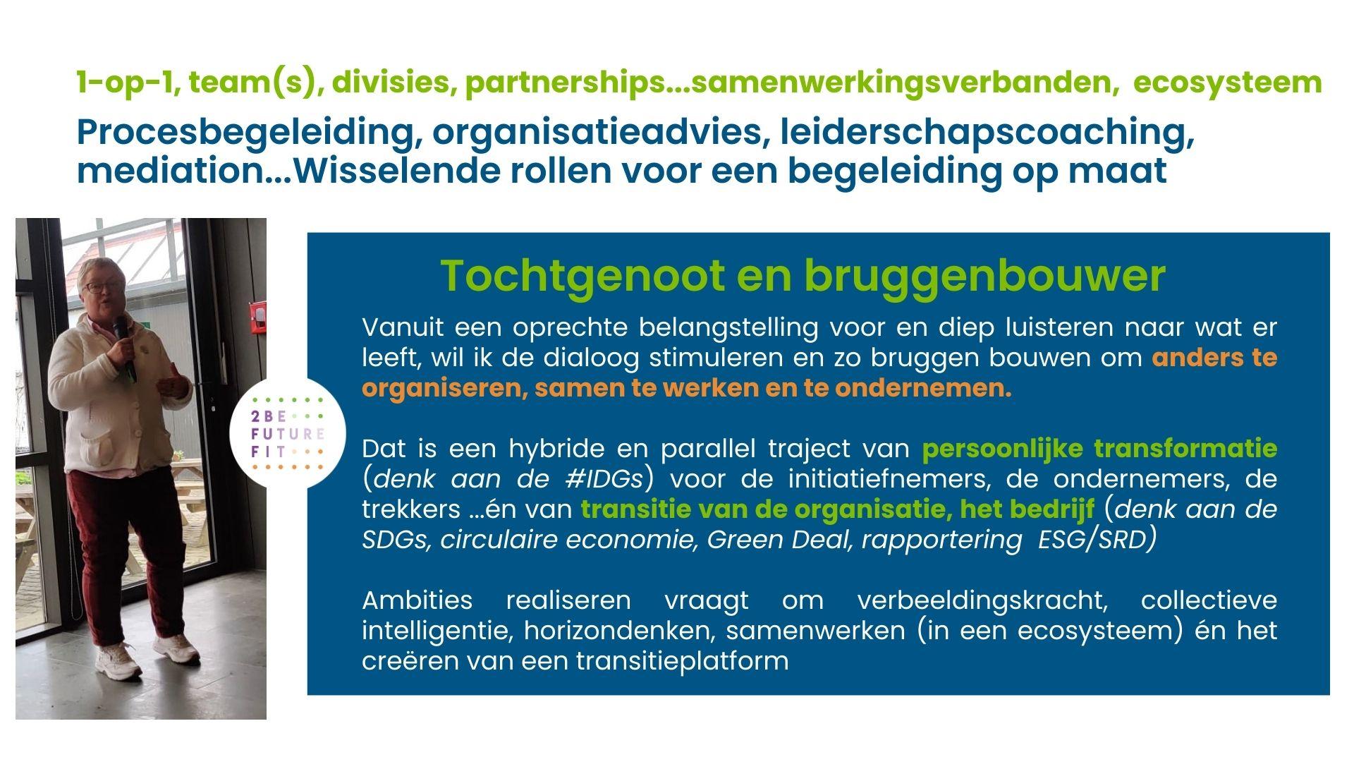Waar sta ik - Ingrid Larik - voor? Tochtgenoot en bruggenbouwer